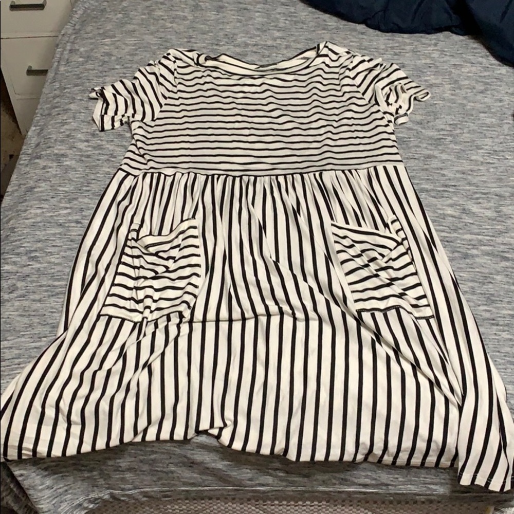 striped sundress
